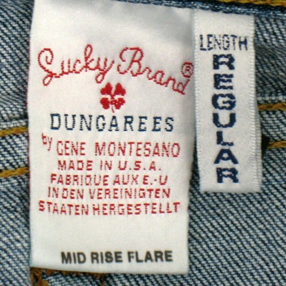 Lucky Brand Vintage Mid Rise Flare 31 x 28 Mid Rise Stretch Sz 10 (tag) - Picture 5 of 7